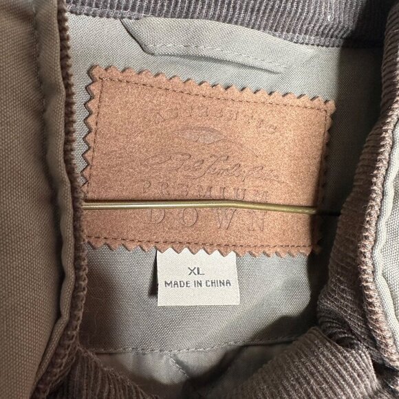 Bob Timberlake Down Vest Jacket Mens Green Outdoor Quilted Sz XL hunting fishing - Picture 3 of 7